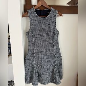 Banana Republic Blue Tweed Dress